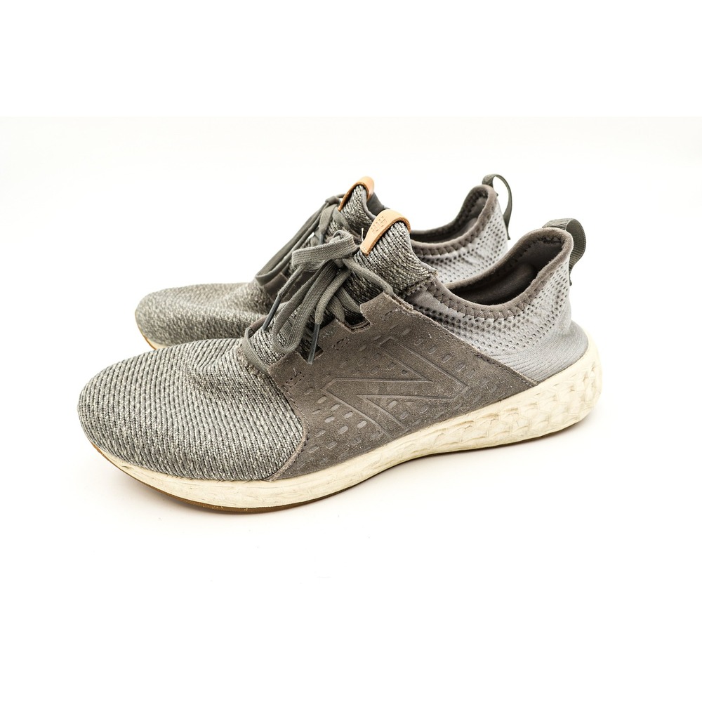 New Balance Fresh Foam Cruz Mens Grey Sneaker MCRUZOG 2E Wide Width Running Shoe